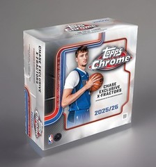2025/26 Topps Chrome NBA Mega Box (42 Cards) Factory Sealed New In Stock-