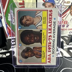 1973-74 Topps – League Leaders Julius Erving, Dan Issel, George McGinnis #234