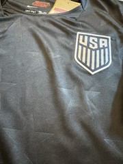 USA Men&rsquo;s BLACK Jersey 2026 World Cup Jersey with FIFA Patch USA Soccer