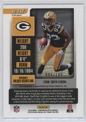 2018 Contenders Optic Red Prizm Marquez Valdes-Scantling Rookie Auto RC 15r3
