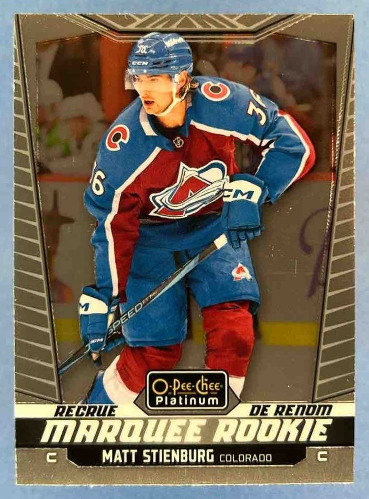 MATT STIENBURG Marquee Rookie 2024-25 OPC Platinum #288 RC Colorado Avalanche