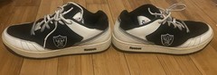 Reebok NFL Las Vegas Raiders Black/White/Gray Shoes Sneakers Men’s Size 13