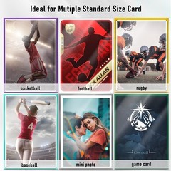 1000Pcs Trading Card Sleeves – 10 Colors Variety#