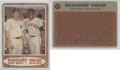 1962 Topps Mickey Mantle Willie Mays Hank Aaron Elston Howard #18 HOF n8a