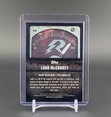 2024 Topps Resurgence Voltaic Ladd McConkey #V-12 Purple Surge Refractor /75 SP