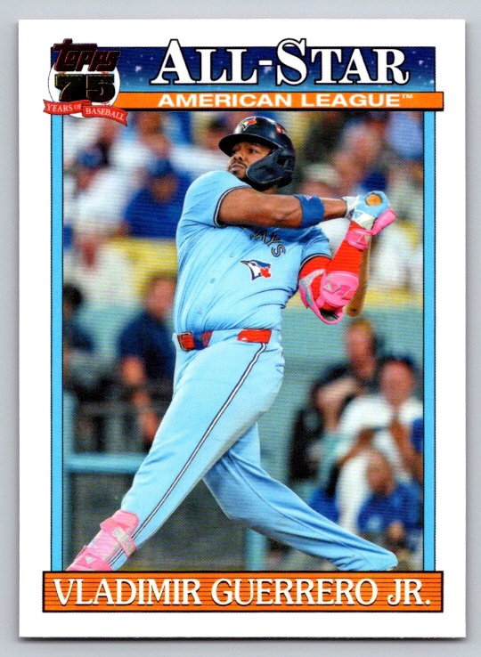 2026 Topps #91AS-37 Vladimir Guerrero Jr. 1991 Topps 75th Anniversary All-Stars