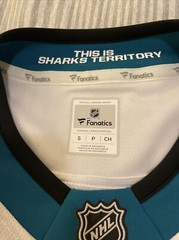 San Jose Sharks Fanatics Branded Breakaway Away Jersey – White