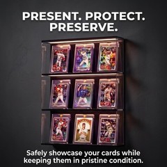 Magnetic Card Holders for Trading Cards | 35pt 10 Count | Clear Acrylic One-T…
