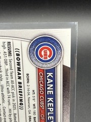 Kane Kepley 2025 Bowman Draft #CPA-KK First (1st) AUTO Gold Shimmer [#43/50]