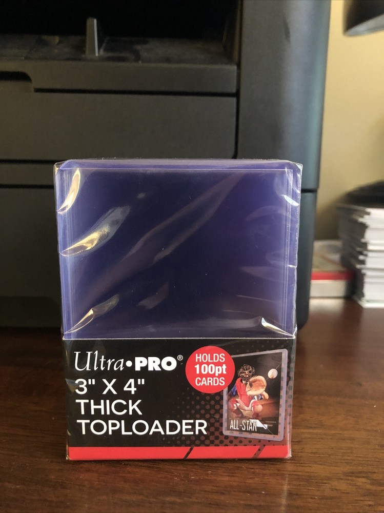 Ultra Pro 3X4 Thick Toploaders 1 Pack of 25 for up to 100pt Point Cards