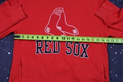 Women&rsquo;s Boston Red Sox Hoodie – Medium – Soft as a Grape, MLB, Cotton/Poly Blend