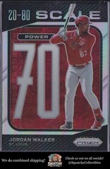 2023 Panini Prizm #SC13 Jordan Walker 20-80 Scale Silver Prizms