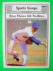 NOLAN RYAN 1990 1991 Broder Sports Data Bank Test Oddball Card Lot of 7 Cards NM