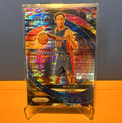 Panini 2024-25 Prizm Ron Holland II Instant Impact #13 Blue Pulsar /99 RC