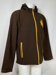 Wyoming Cowboys G-III Brown Full Zip Hooded Jacket Men&rsquo;s LARGE