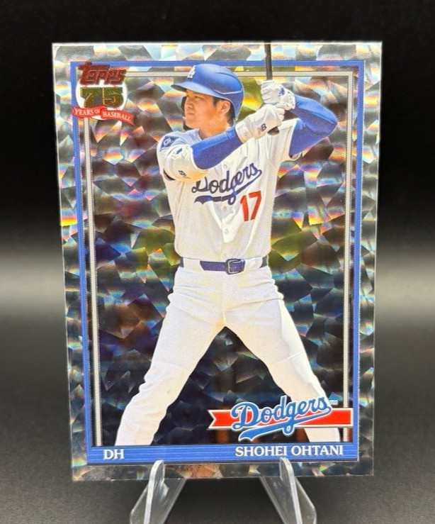 Shohei Ohtani – 2026 Topps Series 2 #91B2-1 – 1991 Topps Crackle Foil – Dodgers