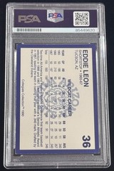 Eddie Leon « Arizona Wildcats Baseball Legend » Signed Rookie Card Autographed PSA