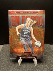 2025 Panini Select WNBA SABRINA IONESCU EN FUEGO INSERT LIBERTY #11