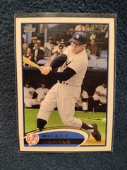 2012 Topps #7 Mickey Mantle Error -(« 3B » Triples Printed Twice) Yankees
