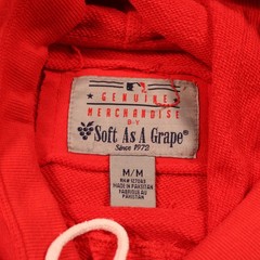 Women&rsquo;s Boston Red Sox Hoodie – Medium – Soft as a Grape, MLB, Cotton/Poly Blend
