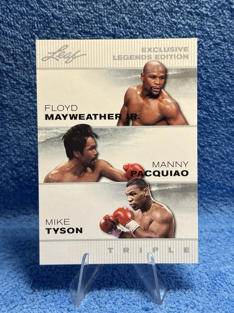 Mike Tyson MayWeather Pacquiao 2024 Exclusive Triple Edition #ELE-12 Boxing Card