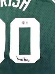 Robert Parish Signed Boston Celtics Mitchell & Ness Jersey Beckett Witness BAS