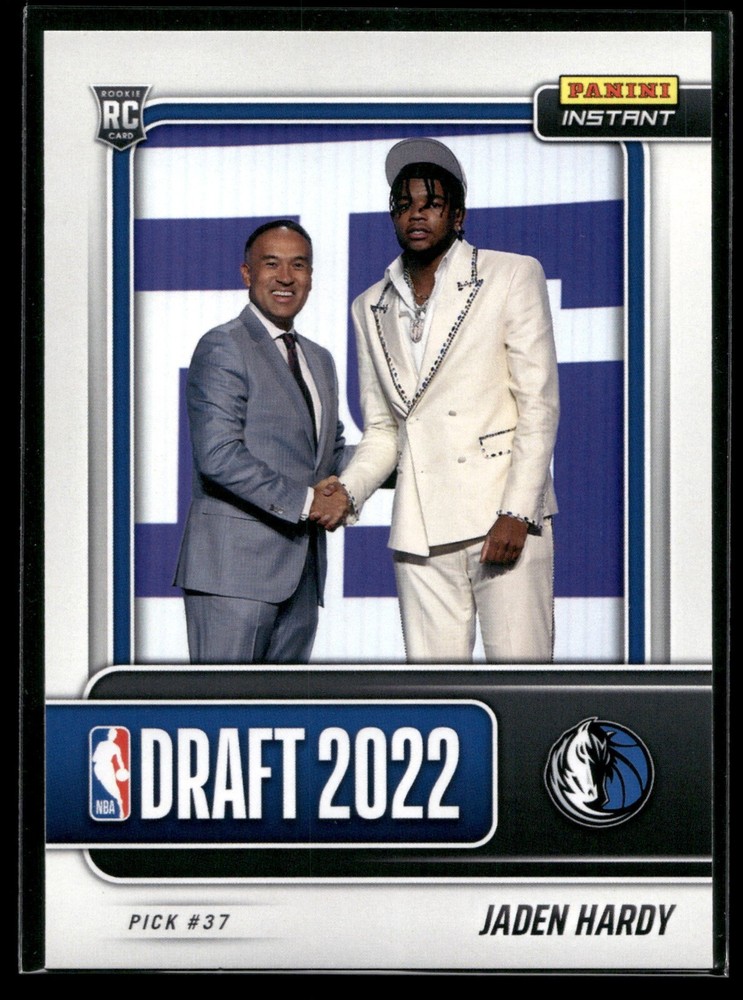 2022-23 Panini Instant Jaden Hardy DRAFT NIGHT 1/618 SP Mavericks #DN24 RC 🔥