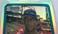 2006 Bowman Chrome Draft Baseball Eric Patterson Cubs Futures Game Refractor