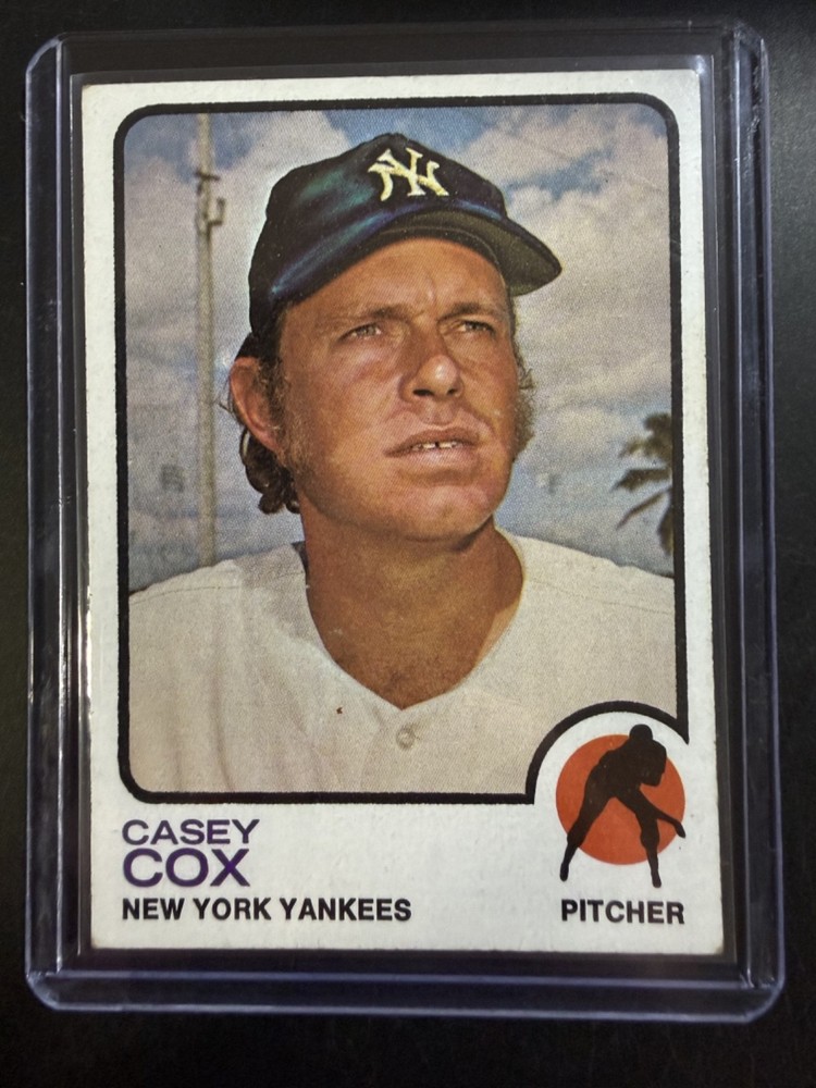 1973 Topps Casey Cox #419 New York Yankees