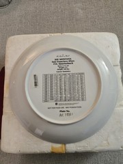 Danbury Mint Joe Montana Large 12 Inch Career Statistics Plate # AC- 7851……