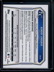 Kendry Chourio 2026 Bowman Chrome 1st Auto Green /99 Royals TRUE GREEN
