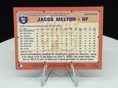 2026 Topps Series 1 Japan #T91-56 Jacob Melton 1991 Koi Fish Insert Astros RC SP