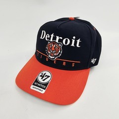 ‘47 Hitch Detroit Tigers MLB Adjustable Snapback Mens Hat Cap Orange Navy NEW