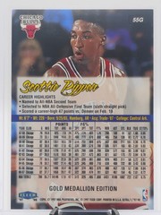 1997-98 Fleer Ultra Gold Medallion Parallel #55G Scottie Pippen Chicago Bulls