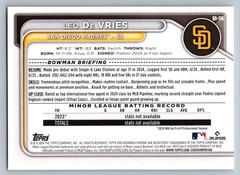 2024 Bowman Draft #BD-116 Leo De Vries