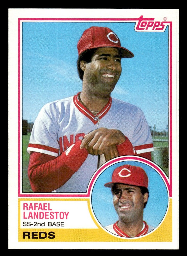 1983 Topps #684 Rafael Landestoy Card Cincinnati Reds