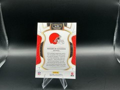 2025 Panini Select #54 Shedeur Sanders Black and Orange Prizm Shock-Browns