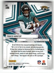 Travis Hunter 2025 Panini Rookies & Stars #186 Rookie Jacksonville Jaguars RC