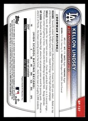 2025 Bowman #BP-137 Kellon Lindsey Prospects