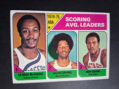 1975-76 Topps ABA Singles #&rsquo;s 221-230 Mostly High Grade
