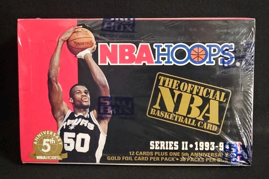 (1) 1993-94 Skybox NBA Hoops Series 2 Sealed Box From Factory Sealed Case!