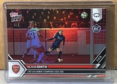 2025 TOPPS NOW #15 OLIVIA SMITH ARSENAL GUNNERS Rookie Red Foil Parallel 4/5