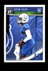 2018 Optic #127 Deon Cain Indianapolis Colts RC Rookie Card QTY