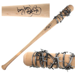 Mick Foley Cactus Jack Autographed WWE Barbed Wire Baseball Bat Signed Mankind