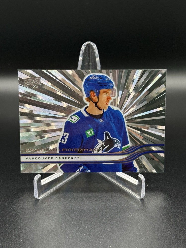 2025 UPPER DECK EXTENDED SERIES #630 JONATHAN LEKKERIMAKI OUTBURST SILVER