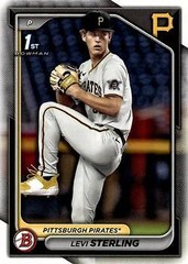 2024 Bowman Draft Paper Prospects #BD-83 Levi Sterling 1st Pittsburgh Pirates