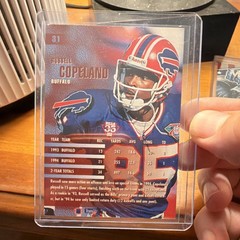 Fleer &rsquo;95 Football 1995 Russell Copeland #31 Buffalo Bills Lot (2) NFL