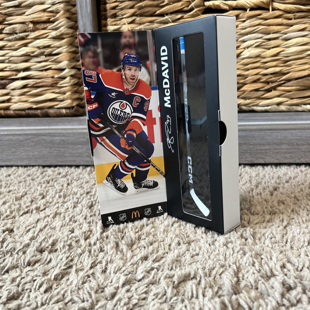 Connor McDavid McDonald&rsquo;s NHL Star Sticks 2025-2026 Canada Exclusive Mini