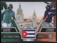 2024 Bowman Chrome Lazaro Montes Yordan Alvarez II-14 International Impact