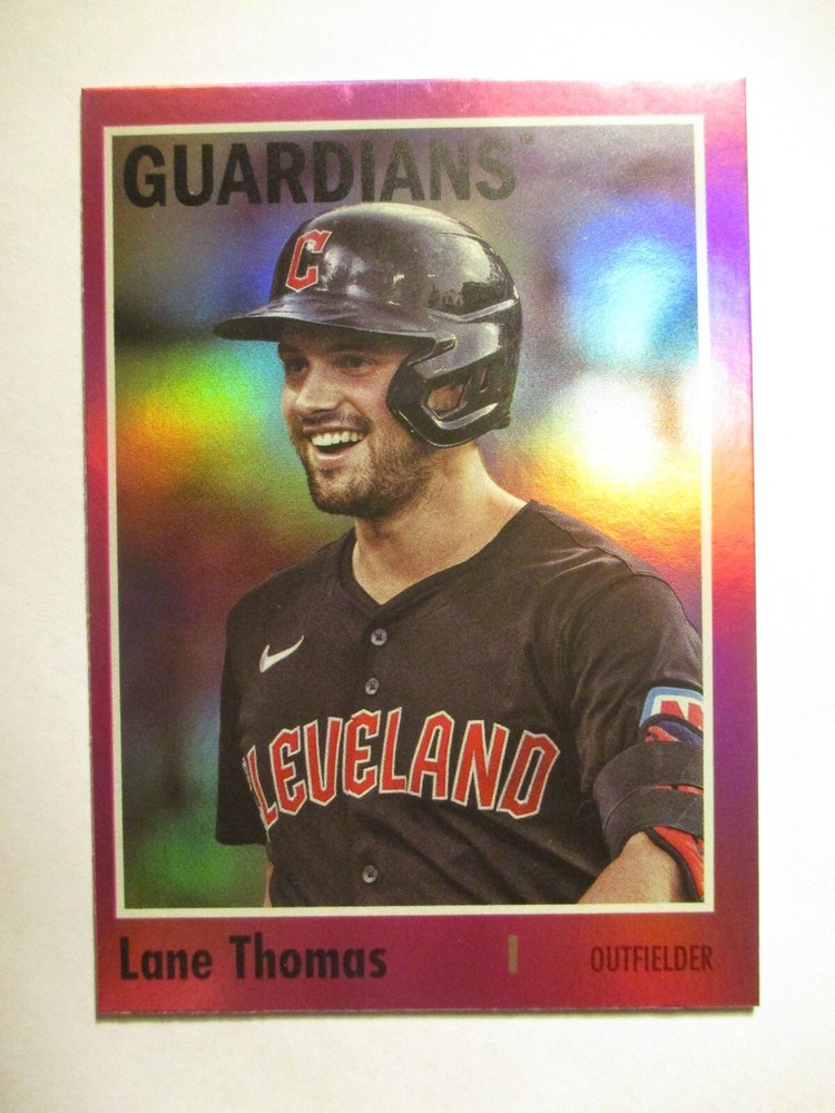 2024 Topps Archives Lane Thomas #137 Pink Foilboard Parallel Guardians